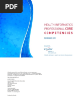 Health Informatics Core Competencies