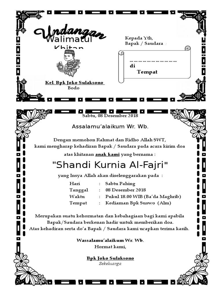 Walimatul Khitan