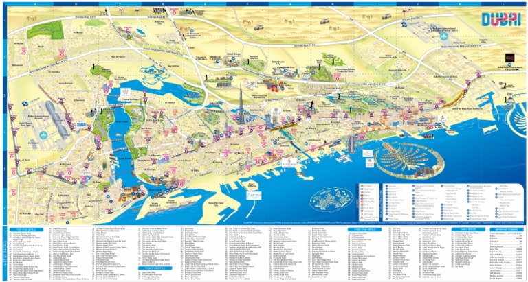 Dubai Interactive Map PDF | PDF