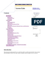 Config Ip Access Lists