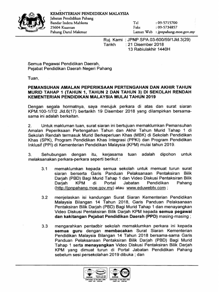Pentaksiran Bilik Darjah