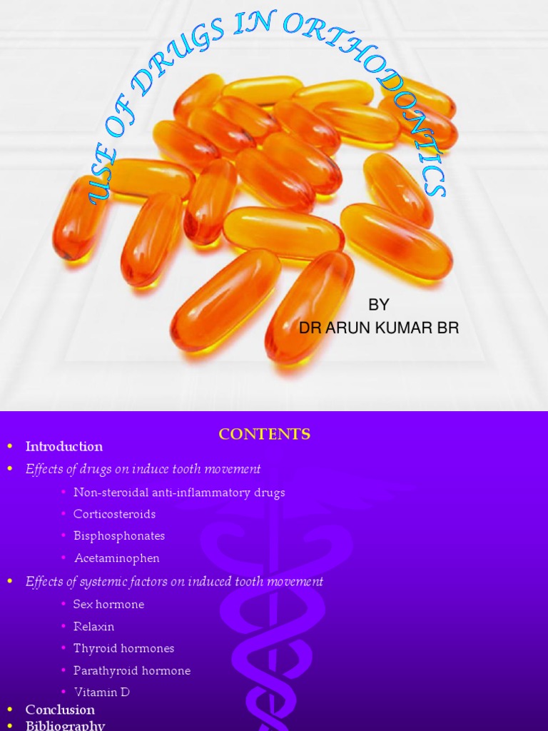 Effects of Drugs on Orthodontic Movement | PDF | Nonsteroidal Anti ...
