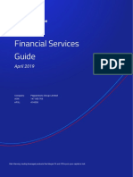 Financial Services Guide: April 2019