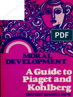 Ronald Duska - Mariellen Whelan - Moral Development - A Guide To Piaget and Kohlberg (1975, Paulist Press) PDF