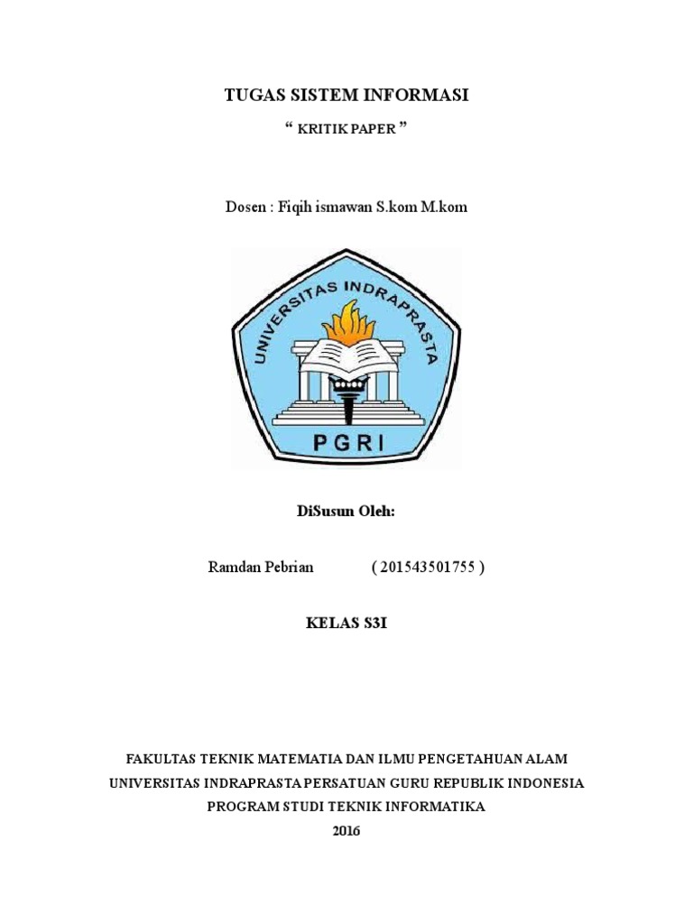 Tugas Informatika | PDF | Komputer | Teknologi & Rekayasa