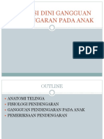 Deteksi Dini Gangguan Pendengaran Pada Anak