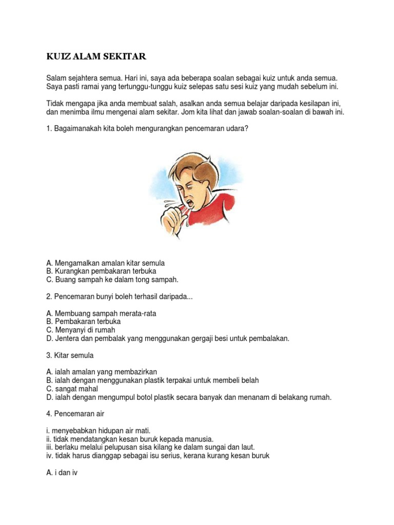 Kuiz Alam Sekitar  PDF