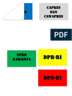 Capres DAN Cawapres DPR-D Provinsi