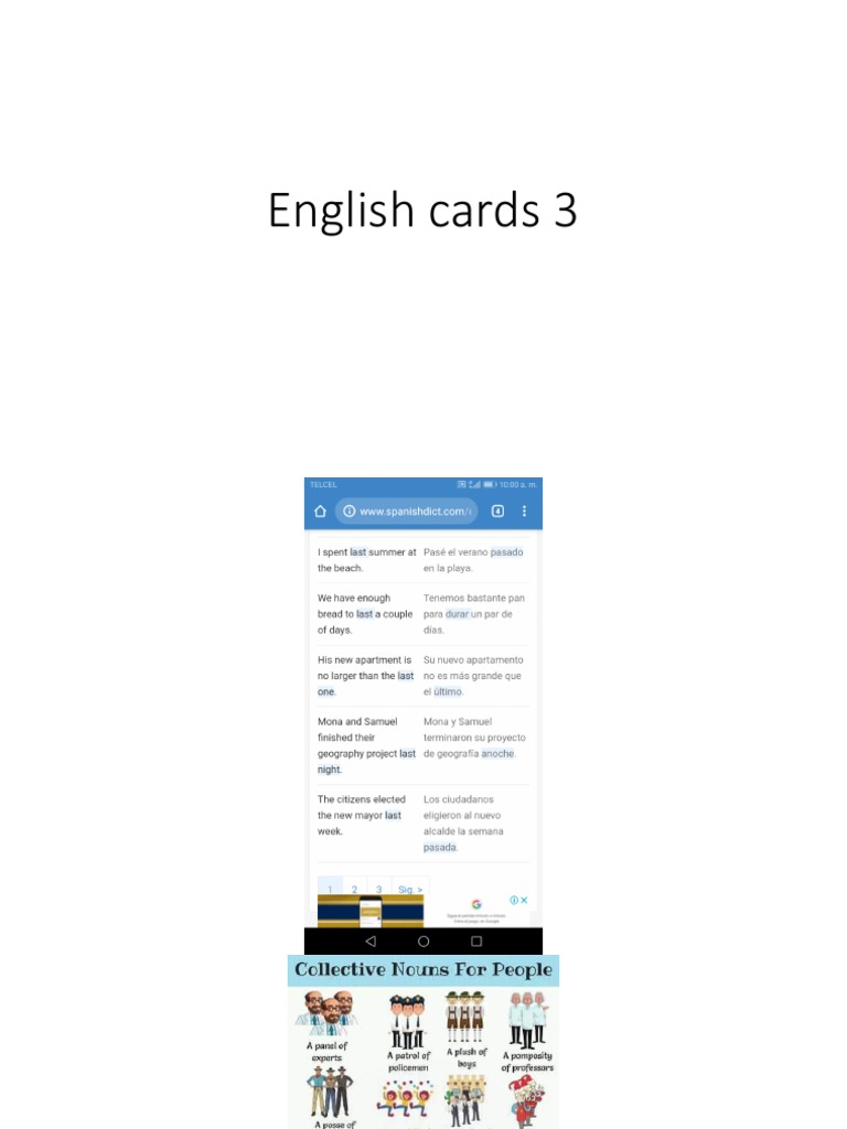 English Cards3 | PDF