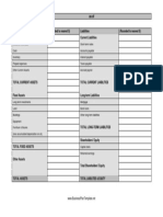 Balance Sheet