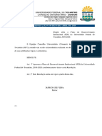 06-2016 - Plano de Desenvolvimento Institucional (PDI) Da UFT - 2016-2020 PDF