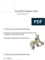 Fractures of The Lower Limb: Prof. Univ. Dr. Grecu Dan