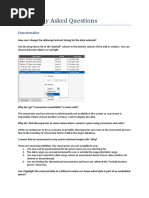 Argus Direct for Spreadsheets Faqs