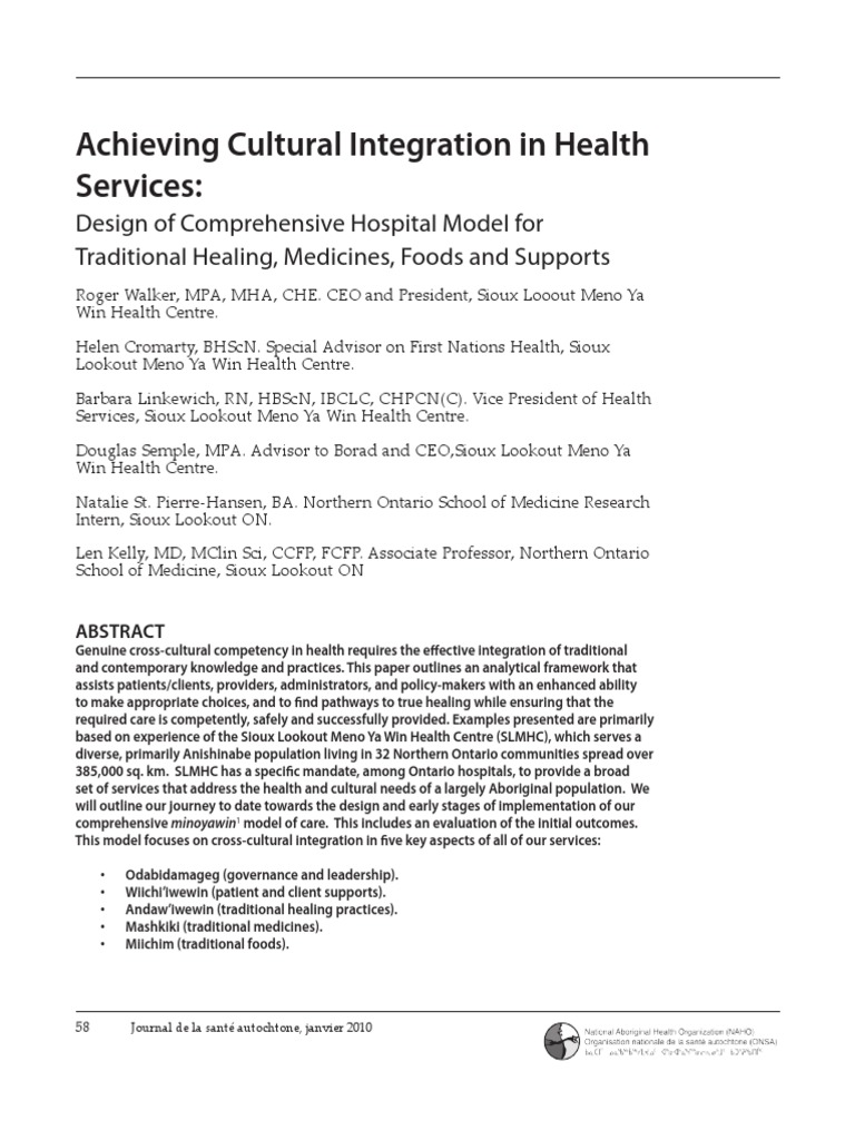 Integrating Traditional Healing in Health Care | PDF | Patient Safety ...