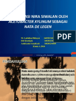 Fermentasi Nira Siwalan Oleh Acetobacter Xylinum Sebagai Nata