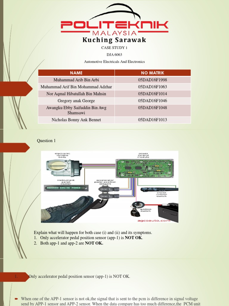 Accelerator Pedal Sensor Issues Explained | PDF | Throttle ...