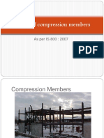 Design of Compression Members: As Per IS 800: 2007