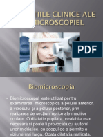 Aplicatiile Clinice Ale Biomicroscopiei