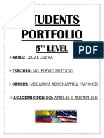 Students Portfolio: 5 Level