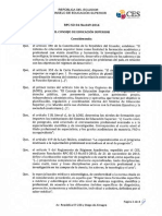 Ecuador Subespecialidades RPC So 04 No 049 2014 Subespecializaciones Mdicas y Odontolgicas