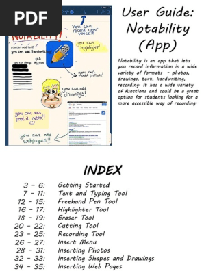 Notability User Guide