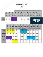 Timetable 2017 5SF