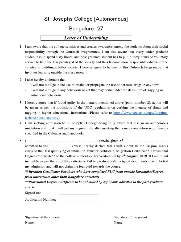 letter-of-undertaking-pdf-postgraduate-education-university-and