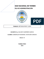 Cálculo de inventarios utilizando métodos PEPS y UEPS