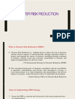 Disaster Risk Reduction - 1