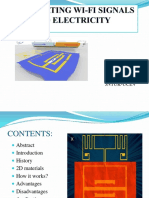 Converting Wi-Fi Signals To Electricity Using New 2D Materials