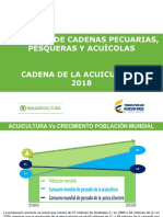 Cifras Sectoriales 18 de Mayo de 2018 Acuicultura PDF