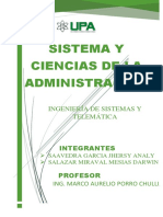 Sistema y Ciencias de La Administracion