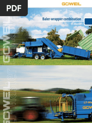 Goweil Lt Master Silage Baling Wrapping Machine Brochure Pdf Animal Feed Maize