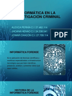 Informática en La Investigación Criminal