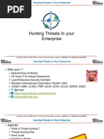 Hunting Threats in Your Enterprise