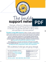 Cancer Buddy Flyer & Poster 2009