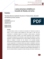 La Novela-Diario Como Estructura Simbólica en Tlactocatzine, Del Jardín de Flandes, de Carlos Fuentes