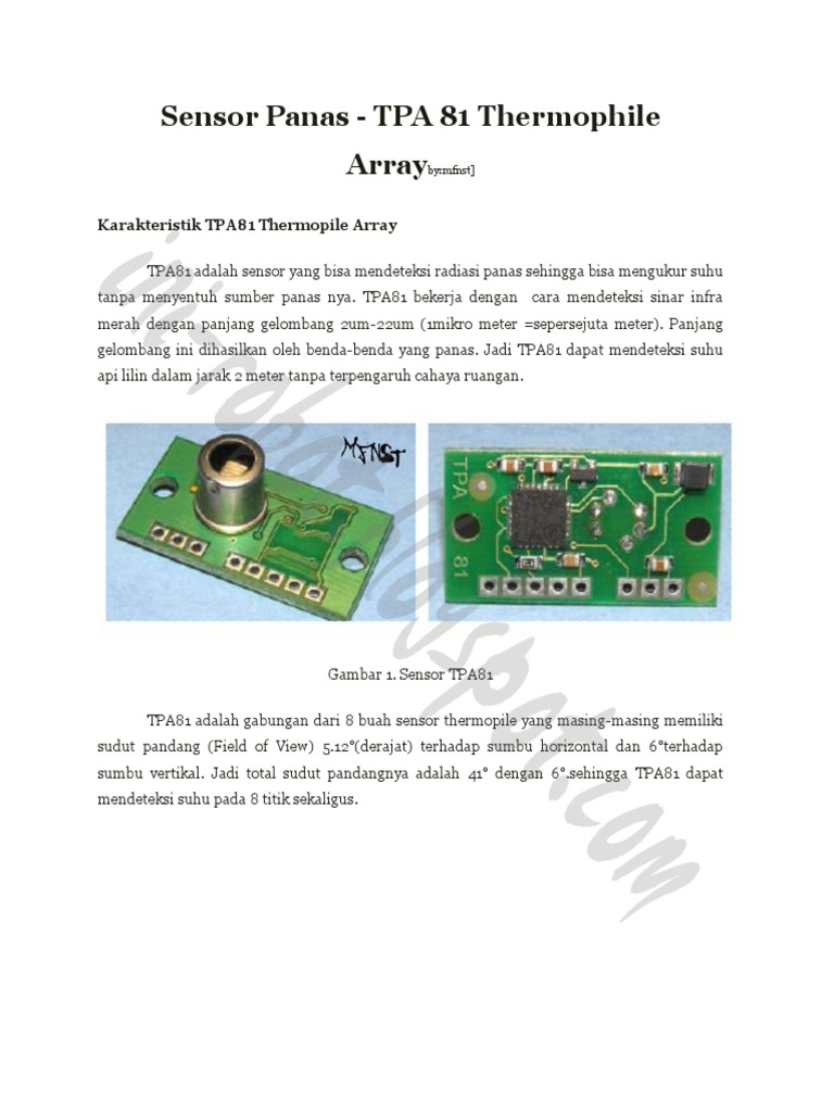 Sensor TPA81 untuk Deteksi Suhu Api | PDF | Metode & Bahan Ajar ...