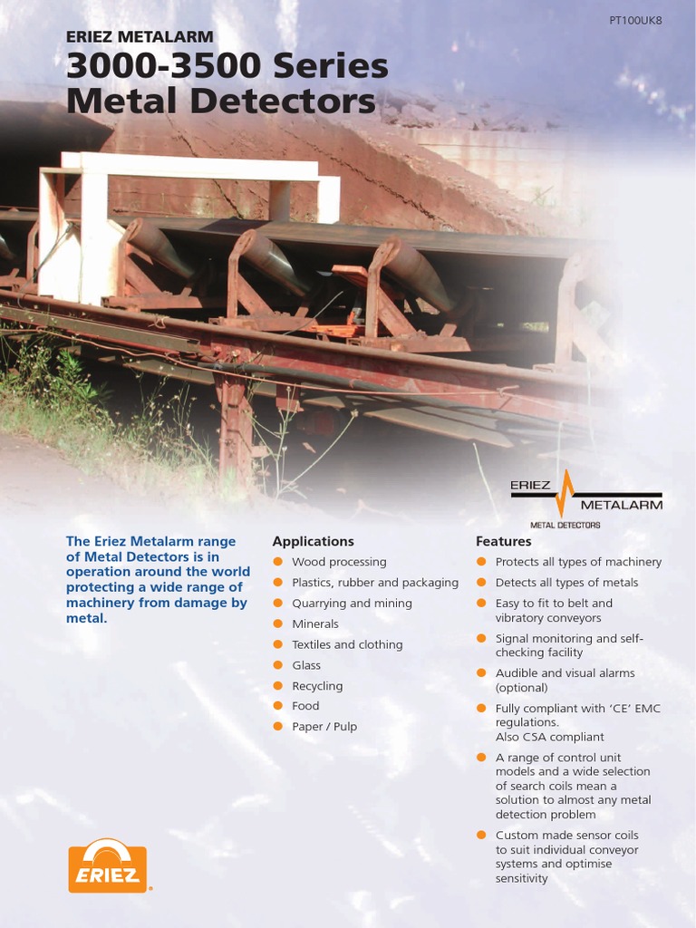 Eriez Metalarm: Advanced Metal Detection Solutions | PDF | Metal ...