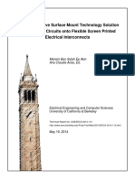 A Comprehensive Surface Mount Technology Solution For Integrated Circuits Onto Flexible Screen Printed Electrical Interconnects