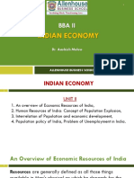 #Indian Economy - Unit II