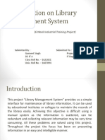 Presentation On Library Management System