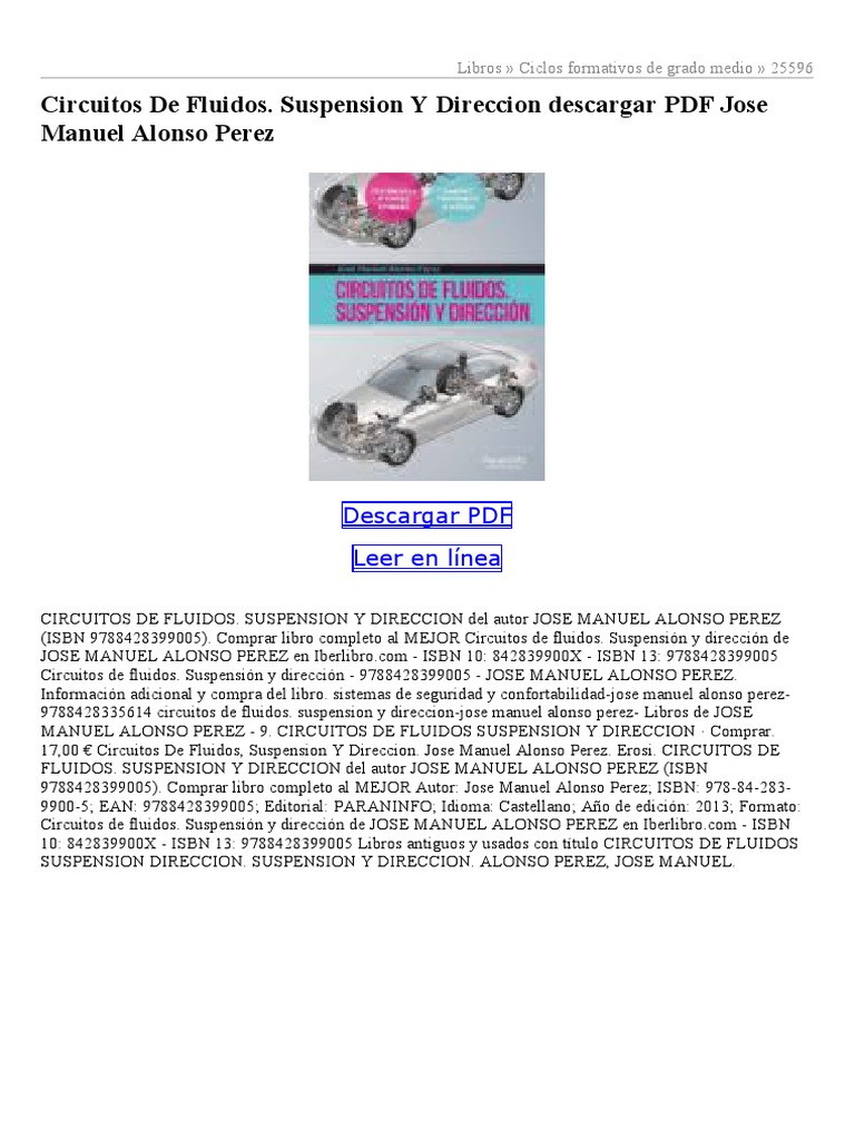 Circuitos de Fluidos Suspension Y Direccion PDF
