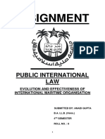 Assignment: Public International LAW