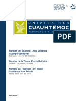 Leidy Johanna Guampe - Actividad 3.1 PRECIS RETÓRICA LA SOCIEDAD Y EL COMPORTAMIENTO HUMANO