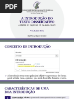 [Slides] a Introdução Do Texto Dissertativo a Partir Do Esquema Da Palavra-Chave