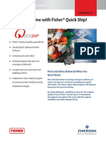 Avoid Downtime With Fisher Quick Ship!: Fisher Valve Lifecycle Services