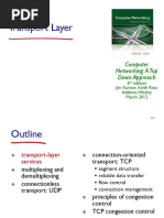 Transport Layer: Computer Networking: A Top Down Approach