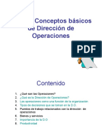 Tema 0. Introduccion Direccion de Operaciones