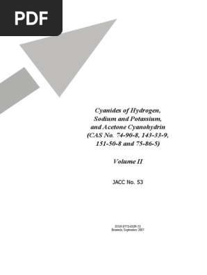 JACC 053 Vol II PDF | PDF | Toxicity | Cyanide